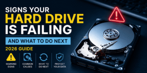 Signs Your Hard Drive Is Failing and What to Do Next (2026 Guide)