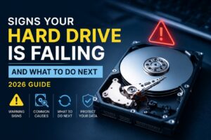 Signs Your Hard Drive Is Failing and What to Do Next (2026 Guide)