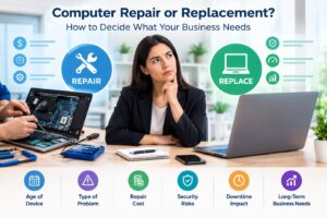 Computer Repair or Replacement? How to Decide What Your Business Needs