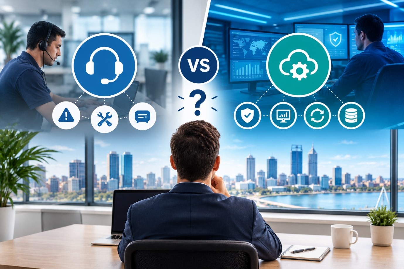 IT support vs managed IT services