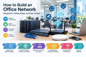 How to Build an Office Network: Equipment, Setup Steps, and Key Factors