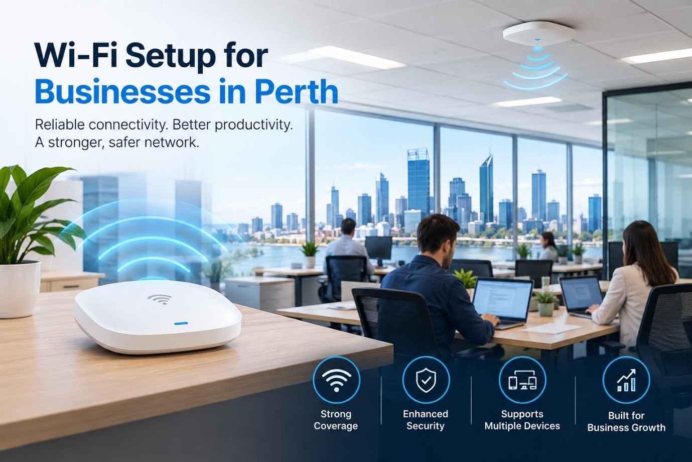 Business Wi-Fi Setup Perth for Reliable Office Connectivity