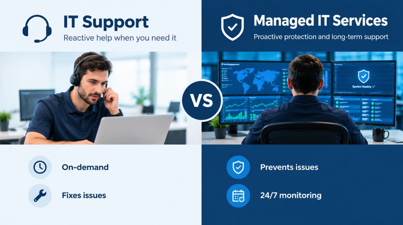 IT Support vs Managed IT Services