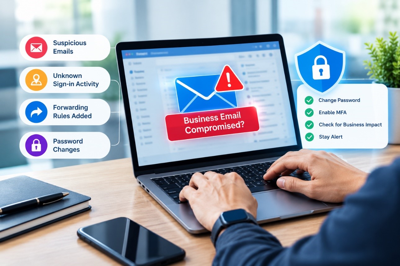 compromised business email